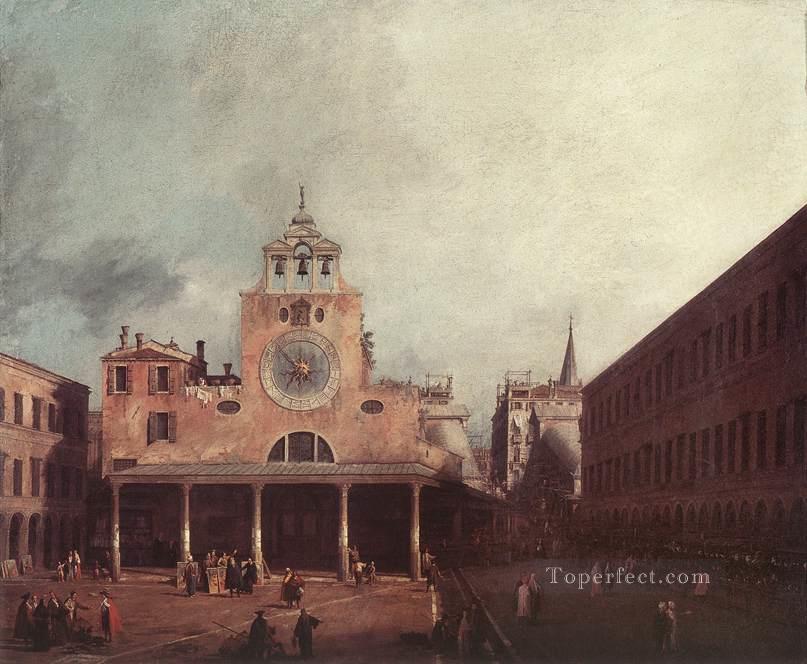 San Giacomo Di Rialto Canaletto Oil Paintings